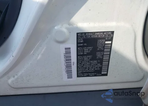 2018 Nissan Rogue S/Sv z USA, uszkodzony, nr VIN KNMAT2MT2JP541507